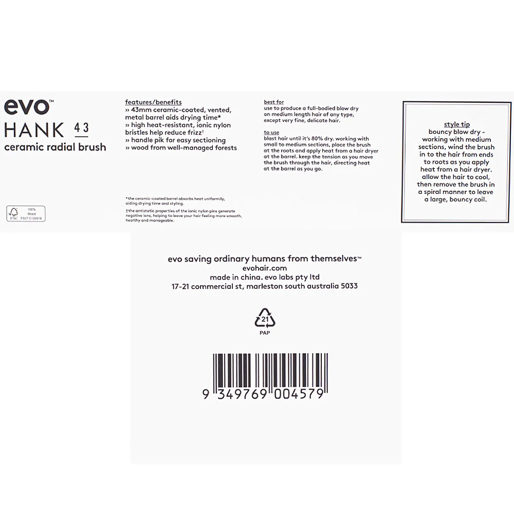 Evo Hank 43mm Ceramic Radial Brush - spazzola in ceramica - Image 3