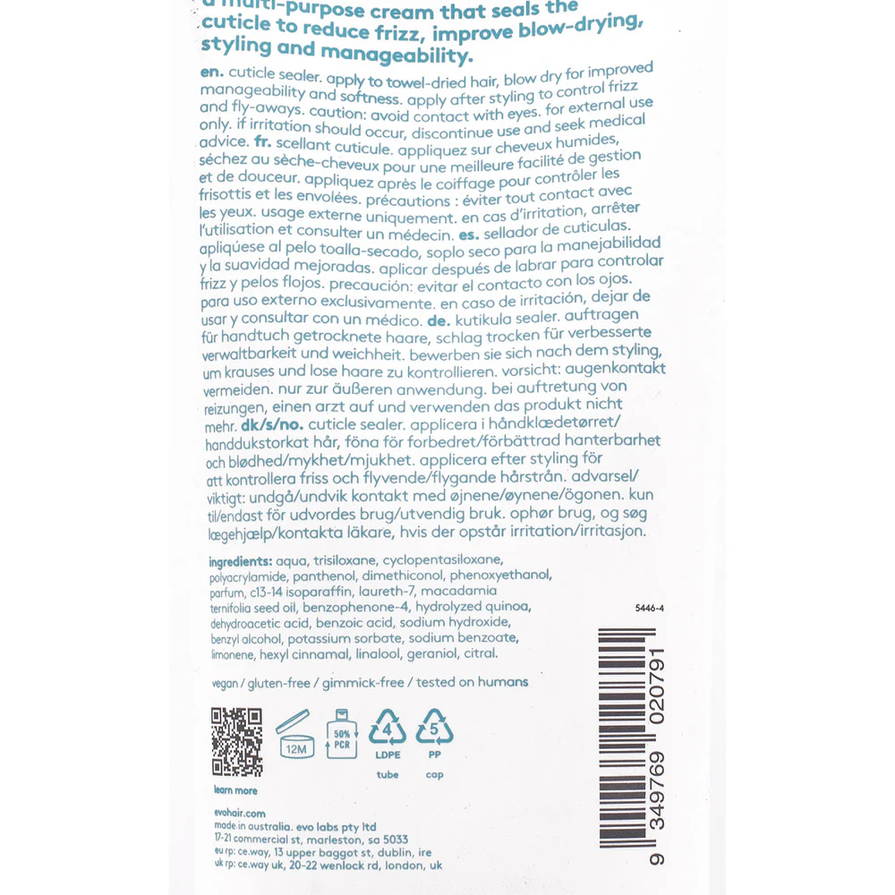 Evo Hydrate Head Mistress Cuticle Sealer 150ml - crema sigillante cuticule - Image 2
