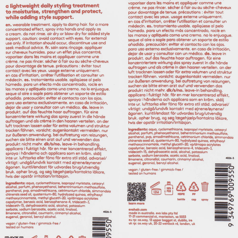Evo Repair Happy Campers Wearable Treatment 200ml - trattamento idratante - Image 2