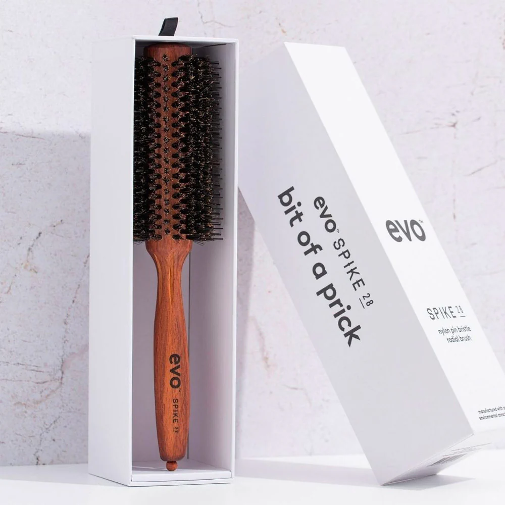 Evo SPike 28mm Nylon Pin Bristle Radial Brush - spazzola in setole di nylon - Image 2