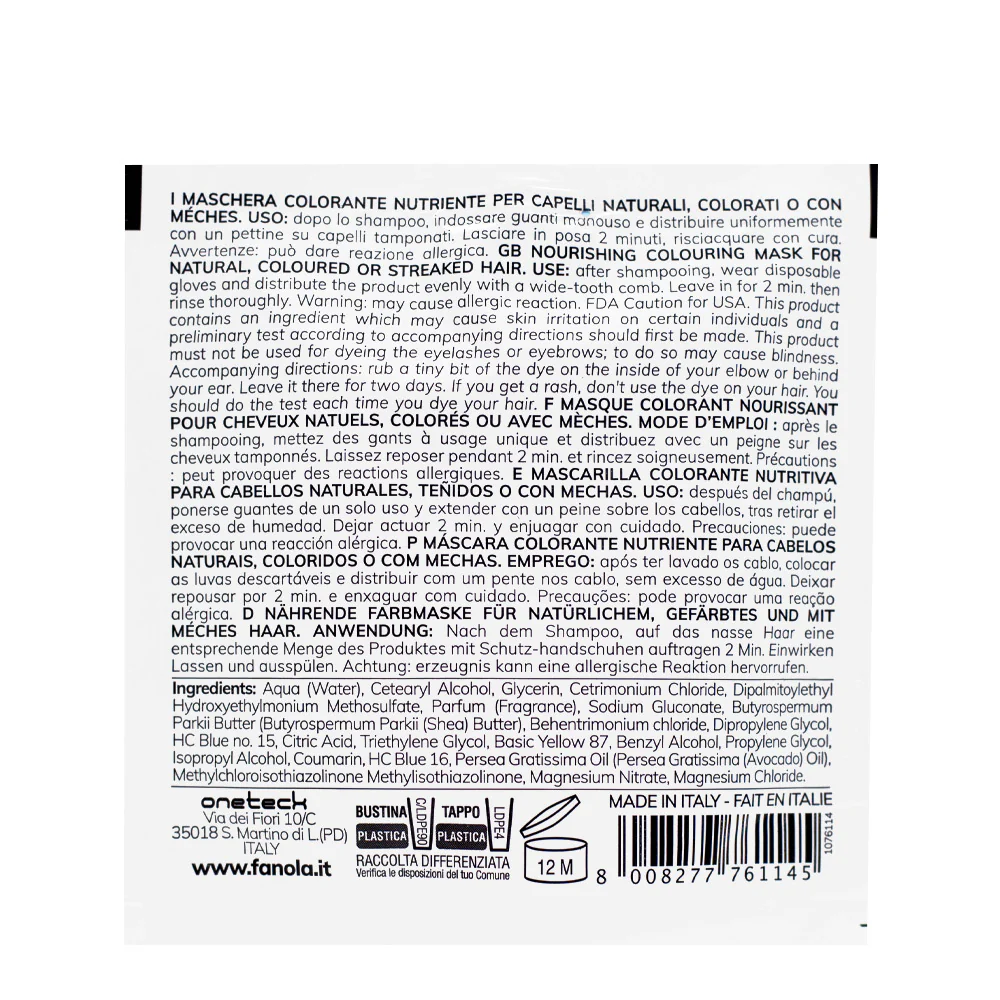 Fanola Color Mask Clover Green 30ml - colore semipermanente - Image 2