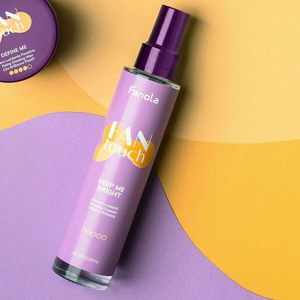 Fanola Fan Touch Keep Me Bright 100ml -  cristalli lucidanti - Image 2