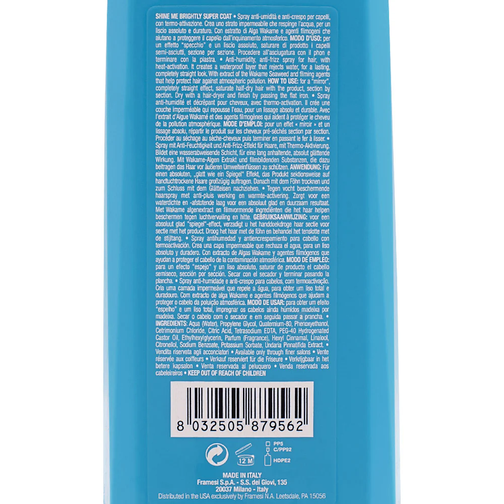 Framesi For-Me 119 Shine Me Brightly Super Coat 150ml - spray illuminante effetto specchio - Image 2