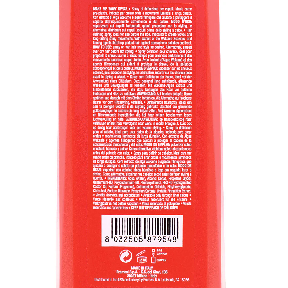 Framesi For-Me 221 Make Me Wavy Spray 150ml - spray pre piastra styling mossi - Image 2