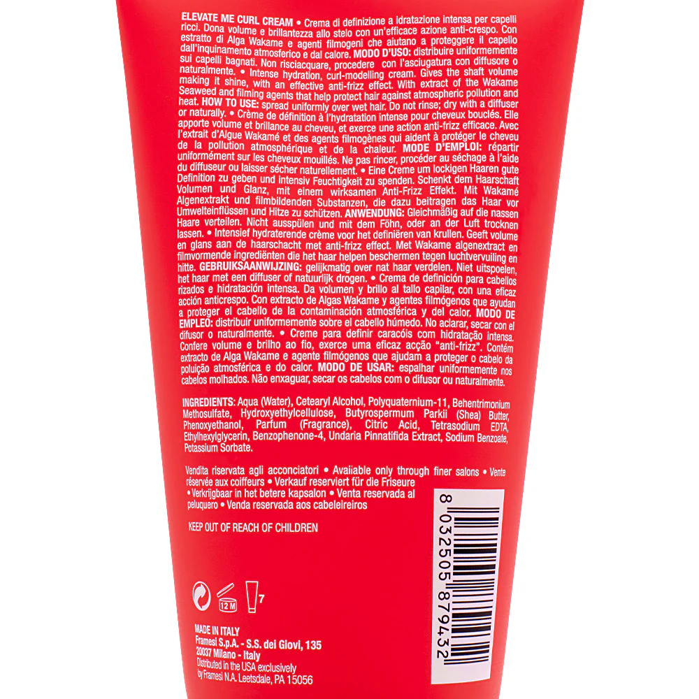 Framesi For-Me 308 Elevate Me Curl Cream 150ml - crema idratante definizione ricci - Image 2