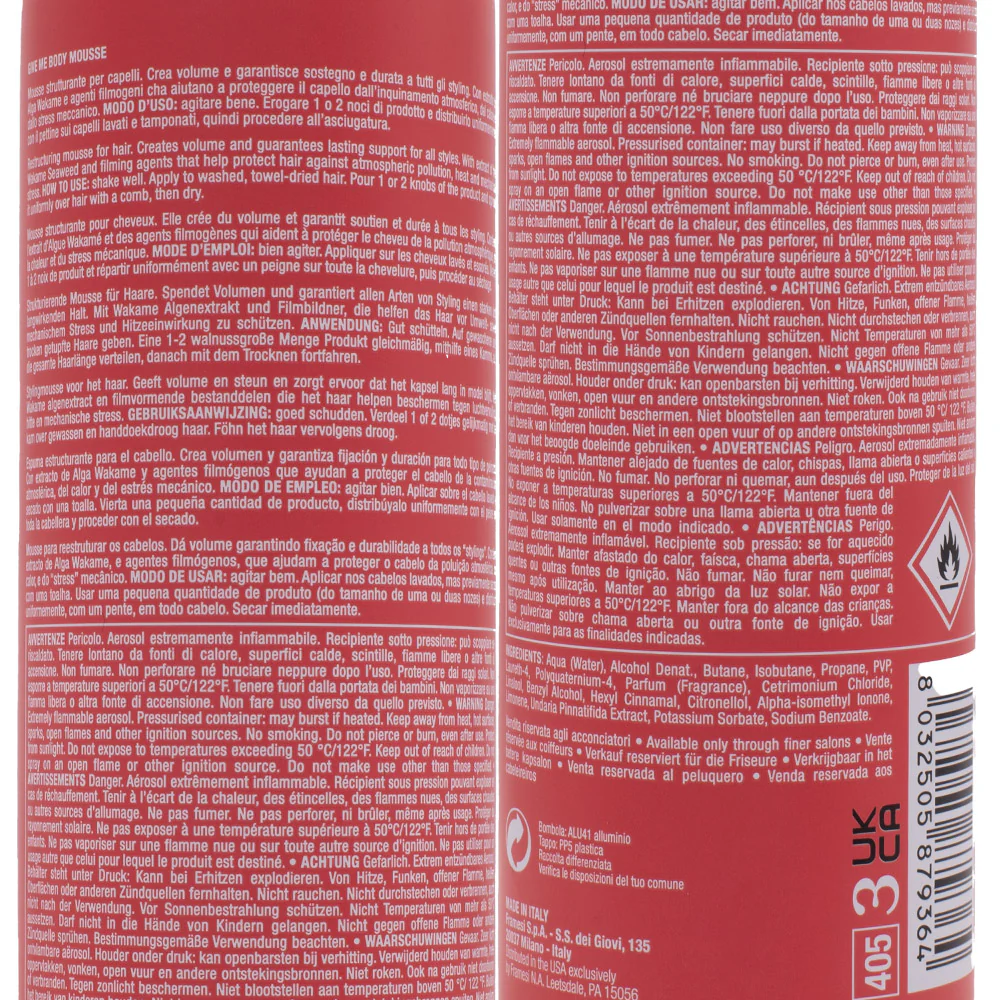 Framesi For-Me 401 Give Me Body Mousse 300ml - mousse volumizzante - Image 2