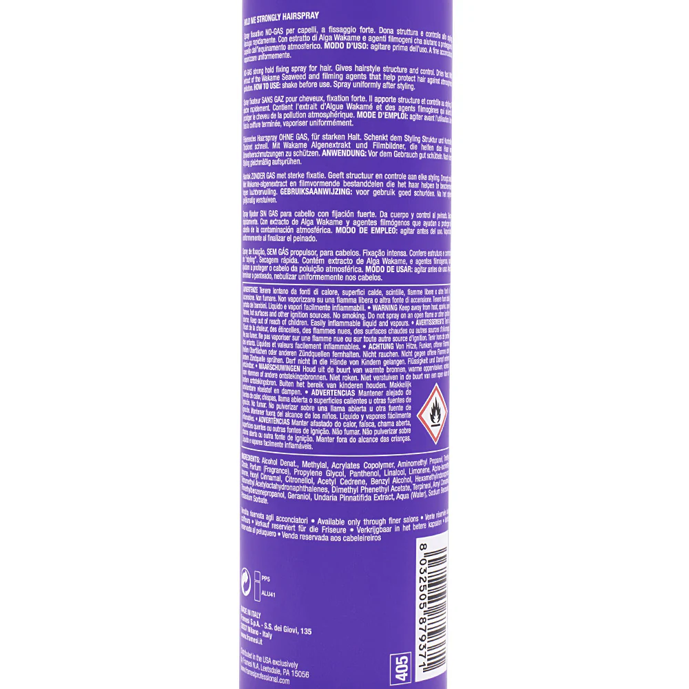 Framesi For-Me 504 Hold Me Strongly Hairspray 300ml - lacca no gas tenuta forte - Image 2