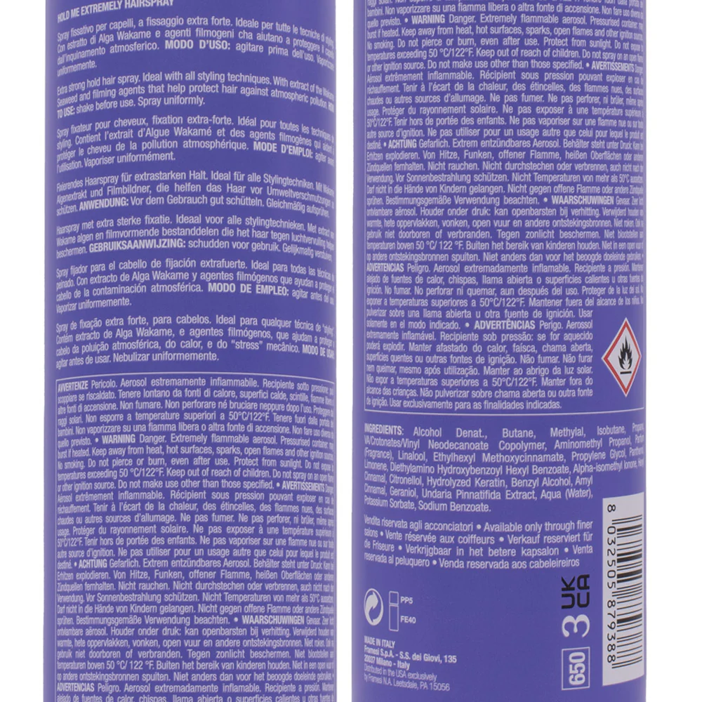 Framesi For-Me 607 Hold Me Estremely Hairspray 500ml - lacca tenuta extra forte - Image 2