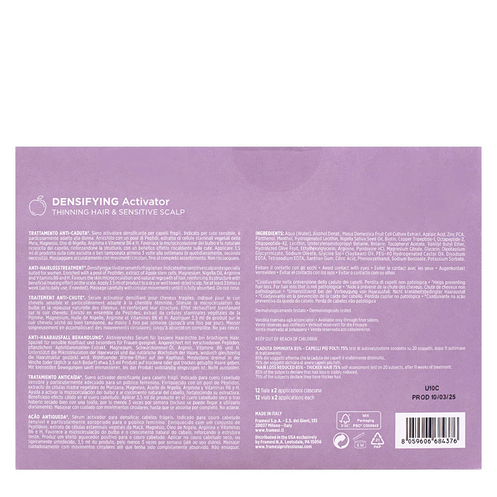 Framesi Morphosis Densifying Activator 12x7ml - trattamento attivatore anticaduta - Image 2