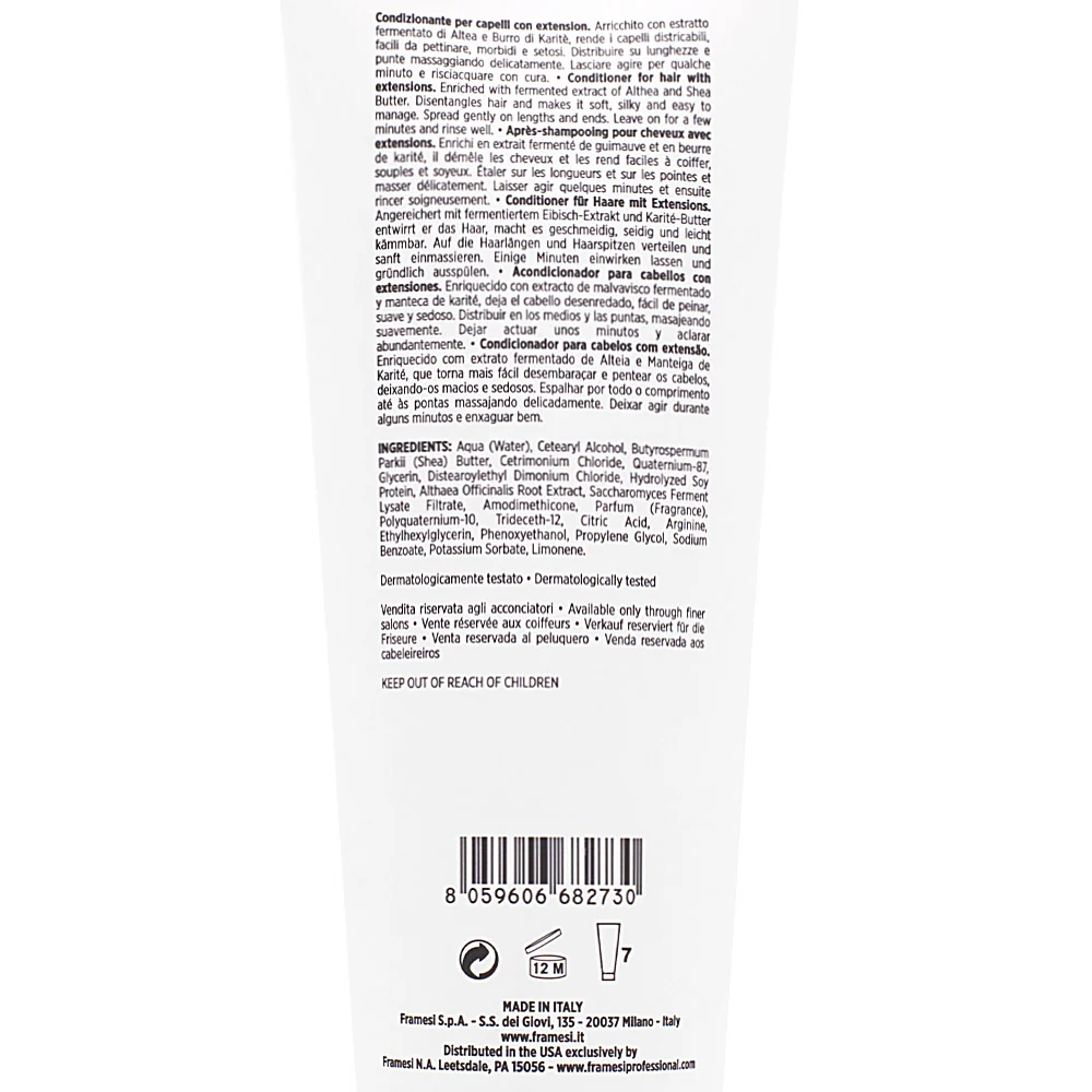 Framesi Morphosis Love Extension Conditioner 250ml - balsamo per capelli con extension - Image 2