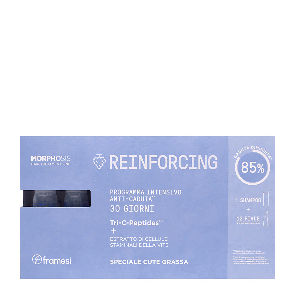Framesi Morphosis Reinforcing Anti Hair Loss Intensive Program 12x7ml - programma intensivo anti caduta