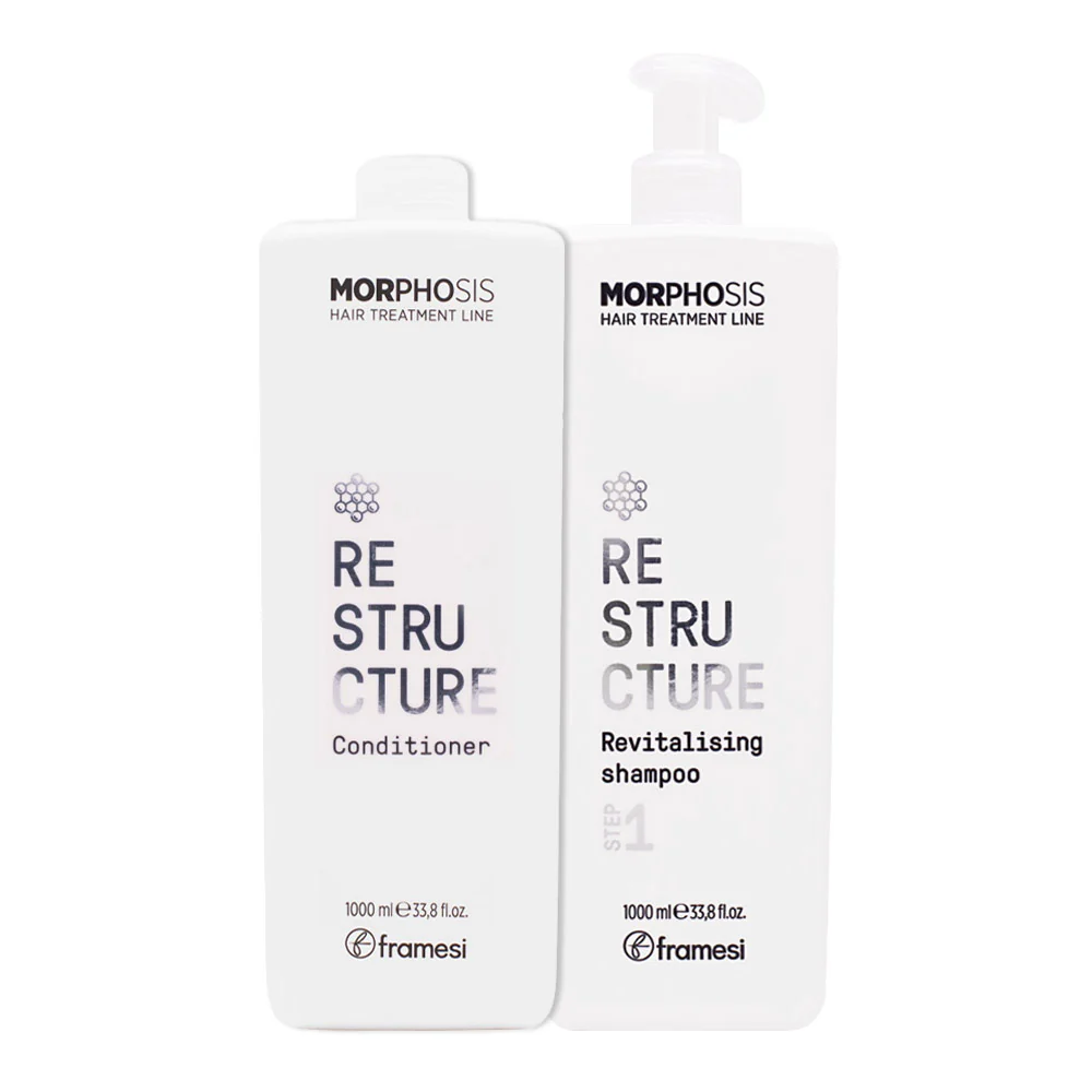 Framesi Morphosis Restructure Revitalizing Shampoo 1000ml Conditioner 1000ml