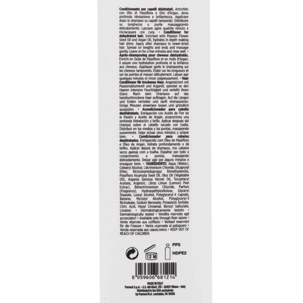 Framesi Morphosis Sublimis Oil Conditioner 1000ml - balsamo capelli disidratati e secchi - Image 2