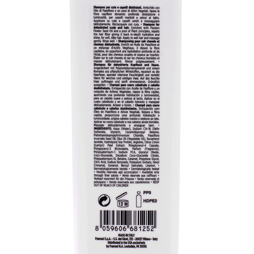 Framesi Morphosis Sublimis Oil Shampoo 250ml - shampoo idratante capelli secchi e disidratati - Image 2