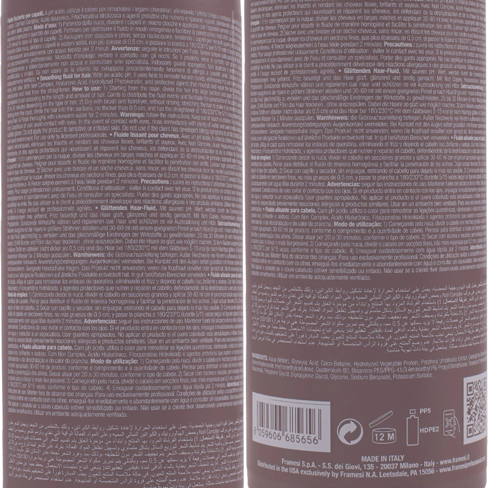 Framesi Smoothing System Thermocare Fluid 400ml - fluido lisciante - Image 2