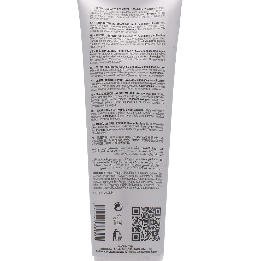 Framesi Straightening System Mild 280ml - crema lisciante capelli trattati - Image 2
