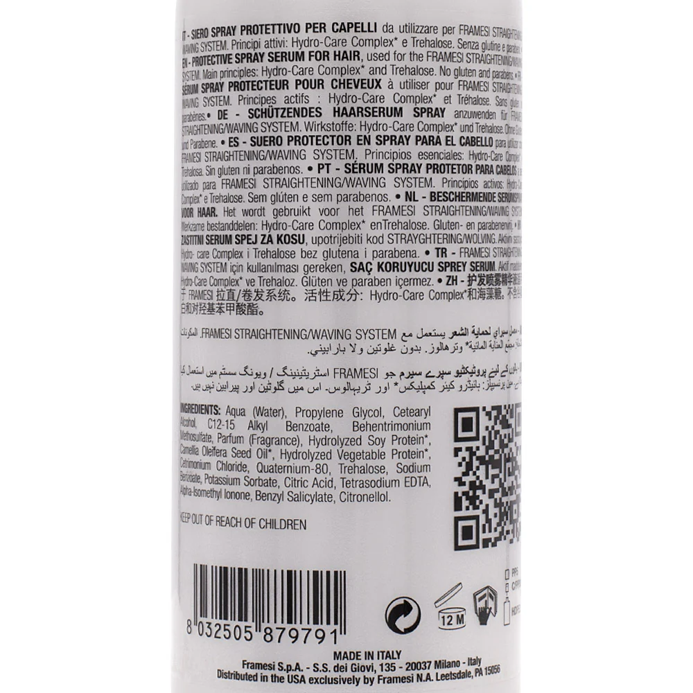 Framesi Straightening System Protective Serum 150ml - siero protettivo pre post trattamento - Image 2