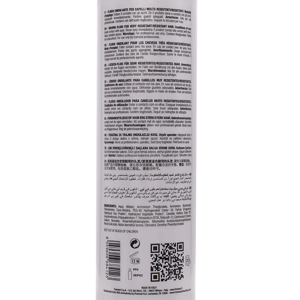 Framesi Waving System 0 550ml - fluido ondulante per capelli resistenti - Image 2