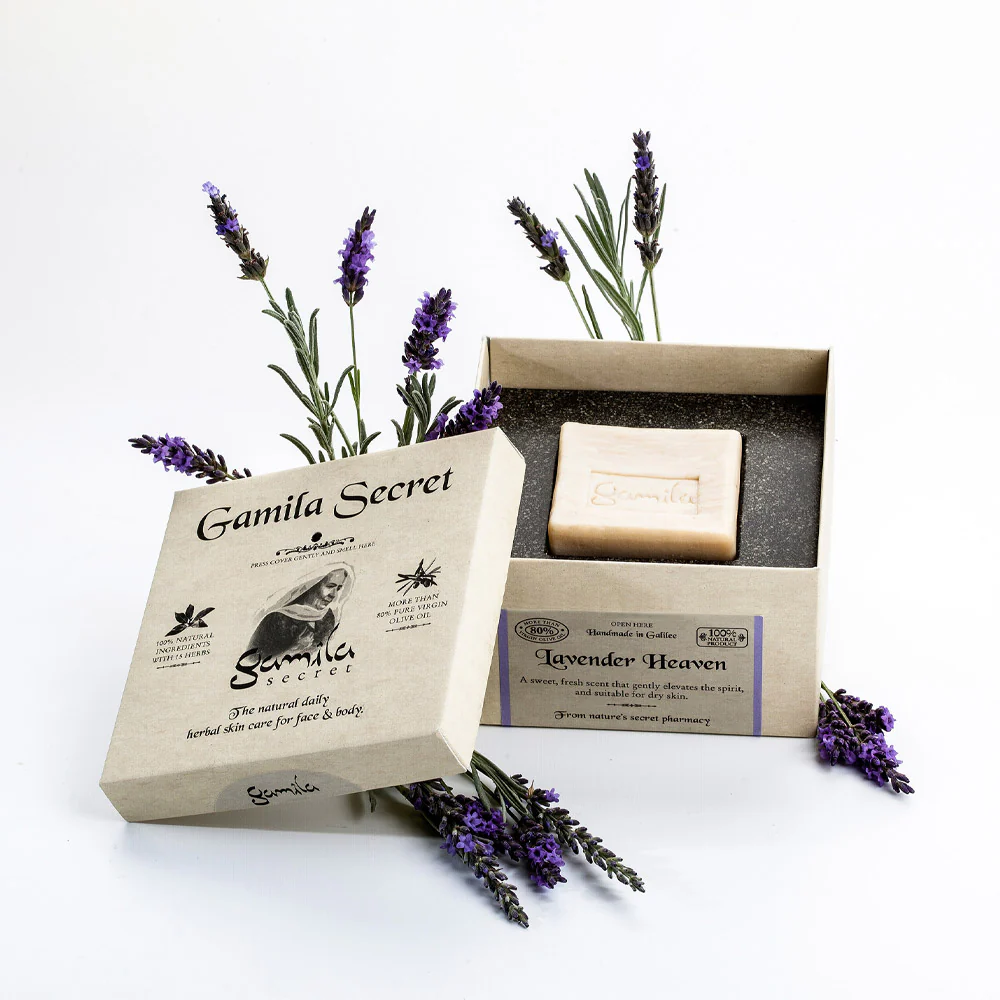 Gamila Secret Lavander Soap 115gr - saponetta viso pelle secca - Image 2