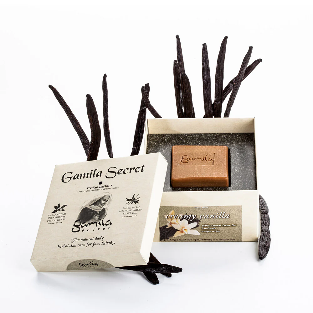 Gamila Secret Vanilla Soap 115gr - saponetta pelle delicata - Image 2