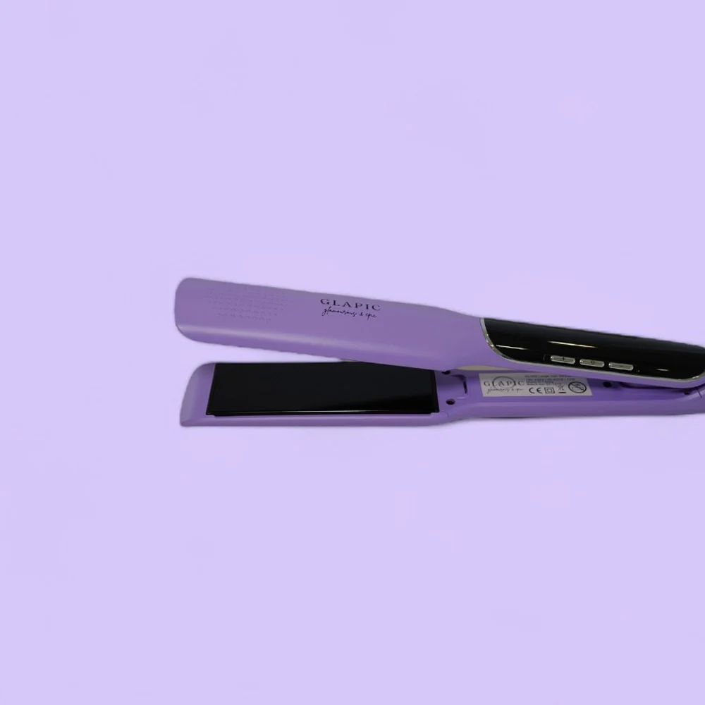 Glapic Lavender Violet Large Hair Straightener - piastra viola pastello - Image 5