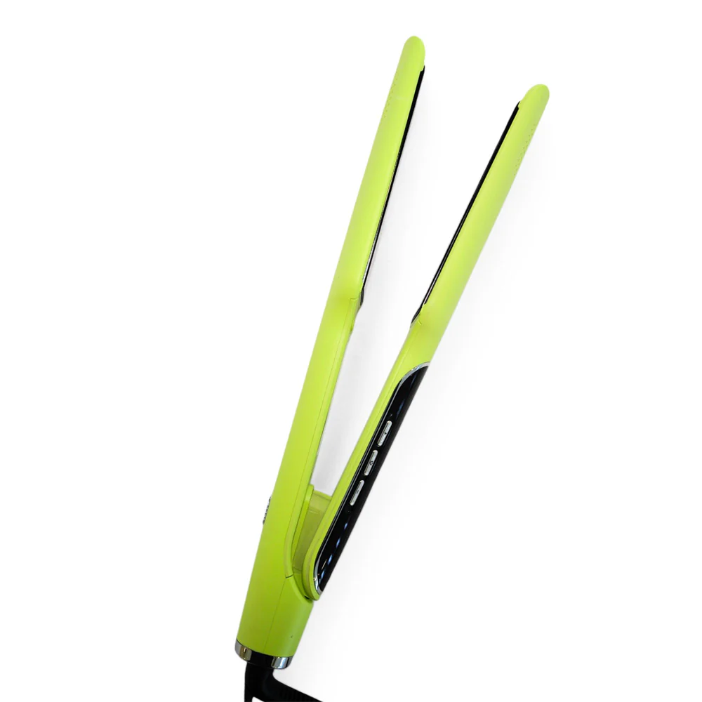 Glapic Lime Yellow Large Hair Straightener - piastra giallo lime - Image 3