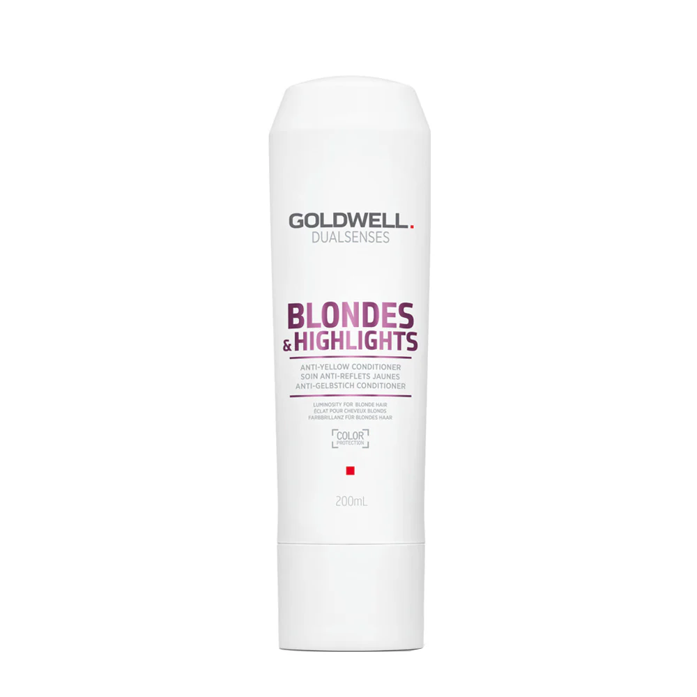 Goldwell Dualsenses Blonde & Highlights Anti-Yellow Conditioner 200ml - balsamo antigiallo per capelli colorati