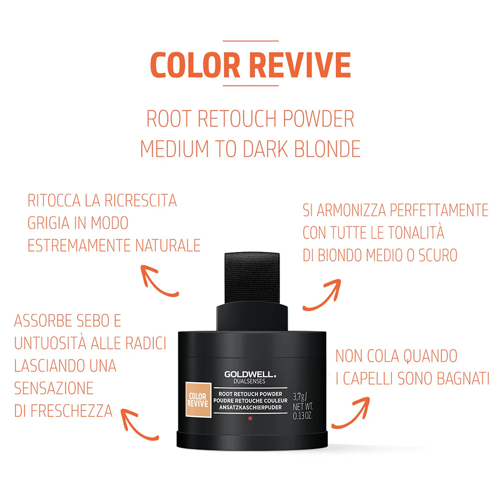 Goldwell Dualsenses Color Revive Root Retouch Medium to Dark Blonde 3,7- ritocco per radici per tutti i tipi di capelli - Image 2