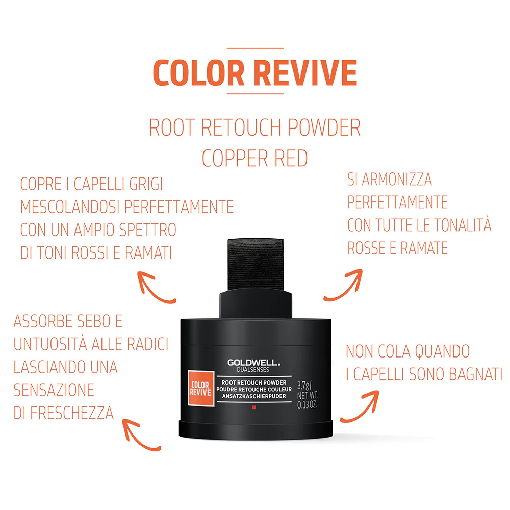 Goldwell Dualsenses Color Revive Root Retouch Copper Red 3,7gr - ritocco per radici per tutti i tipi di capelli - Image 2