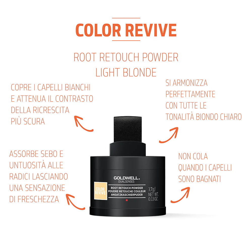Goldwell Dualsenses Color Revive Root Retouch Light Blonde 3,7gr -  ritocco per radici per tutti i tipi di capelli - Image 2