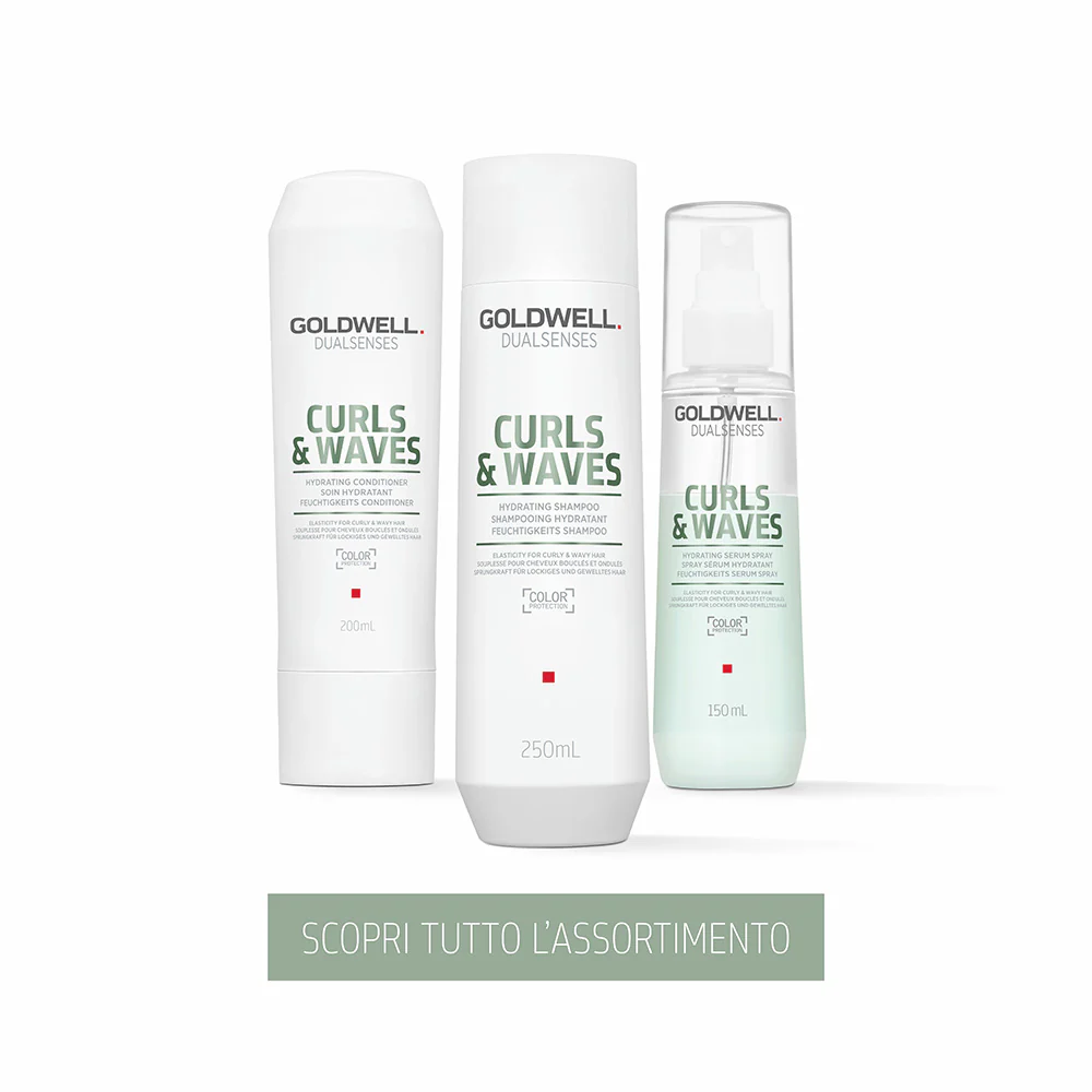 Goldwell Dualsenses Curls & Waves Hydrating Conditioner 200ml - balsamo idratante per capelli ricci o mossi - Image 5