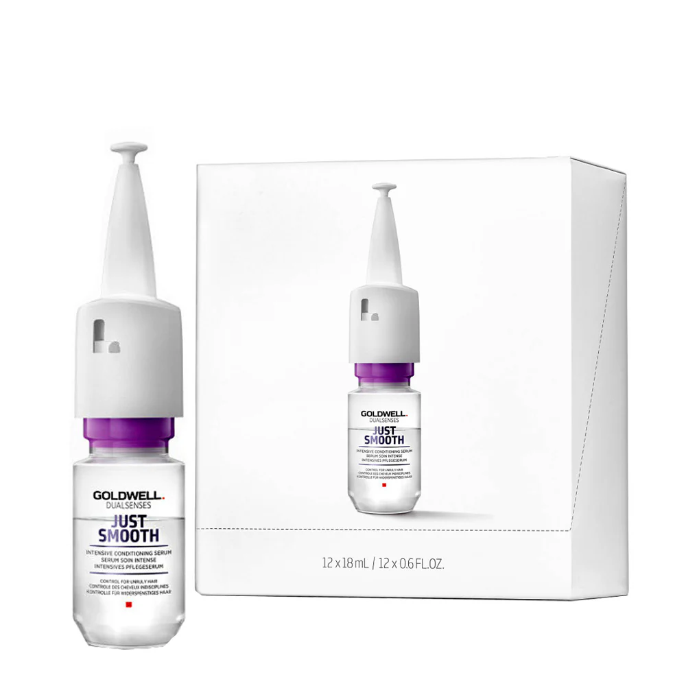 Goldwell Dualsenses Just Smooth Intensive Taming Serum 12x18ml - siero disciplinante intenso