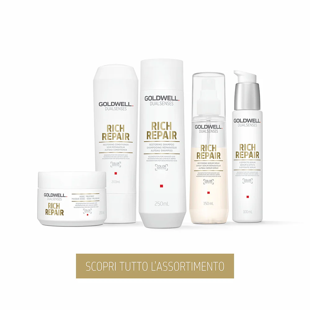 Goldwell Dualsenses Rich Repair Restoring 60Sec Treatment 200ml - trattamento per capelli secchi o danneggiati - Image 5