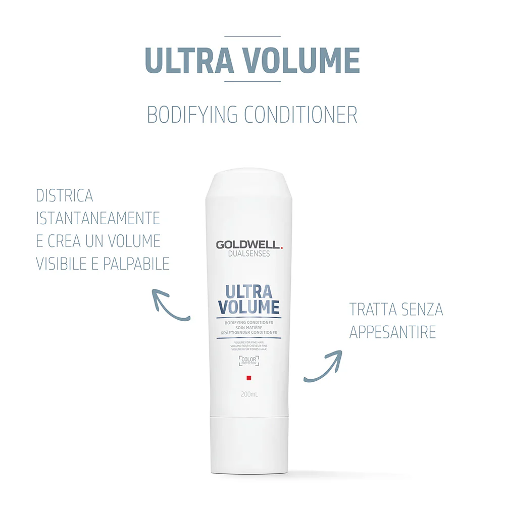 Goldwell Dualsenses Ultra Volume Bodifying Conditioner 200ml - balsamo per capelli fini o privi di volume - Image 2