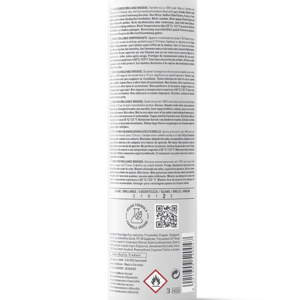Goldwell Stylesign Bodifying Brilliance Mousse 300ml - mousse volumizzante illuminante - Image 2