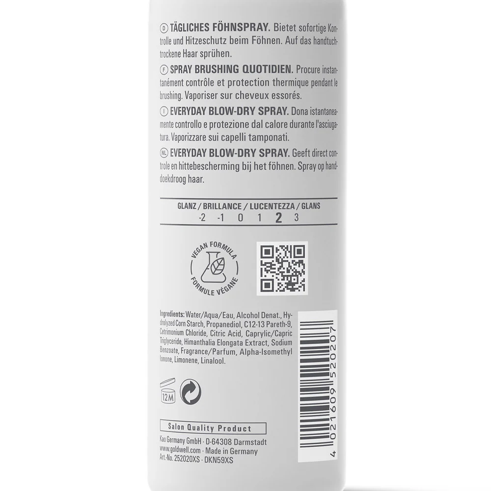 Goldwell Stylesign Everyday Blow-Dry Spray 200ml - spray protezione termica - Image 2