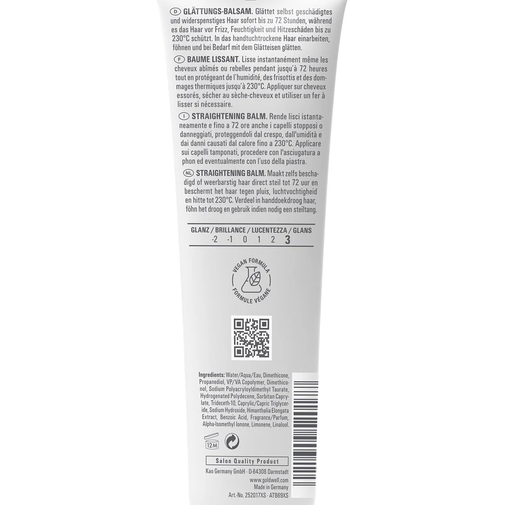 Goldwell Stylesign Straightening Balm 100ml - balsamo lisciante - Image 2