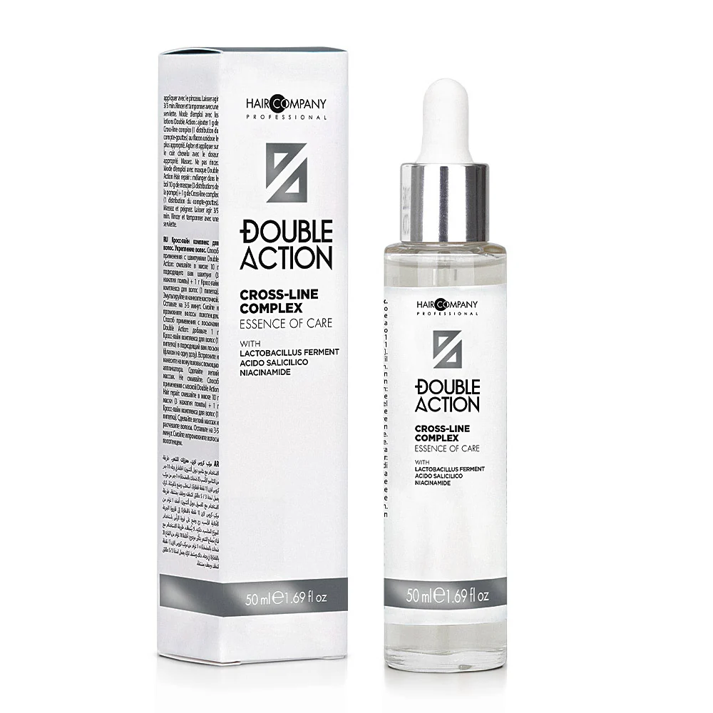 Hair Company Double Action Cross-Line Complex 50ml -  serum preparatore trattamenti - Image 2