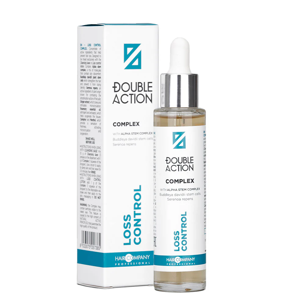 Hair Company Double Action Loss Control Complex 50ml - complesso prevenzione caduta - Image 2