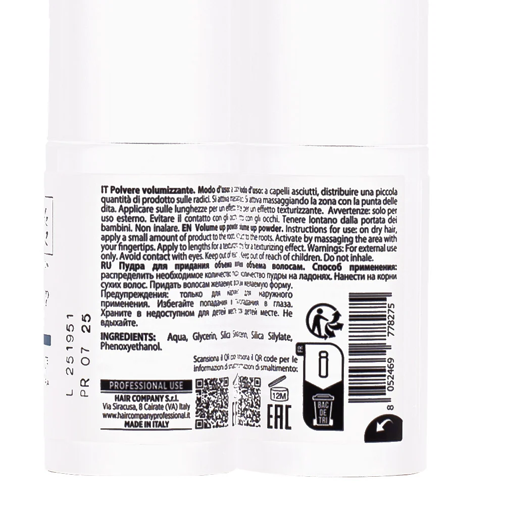 Hair Company Inimitable Style Density3 Volume Up Powder 7gr – polvere volumizzante per capelli fini - Image 2
