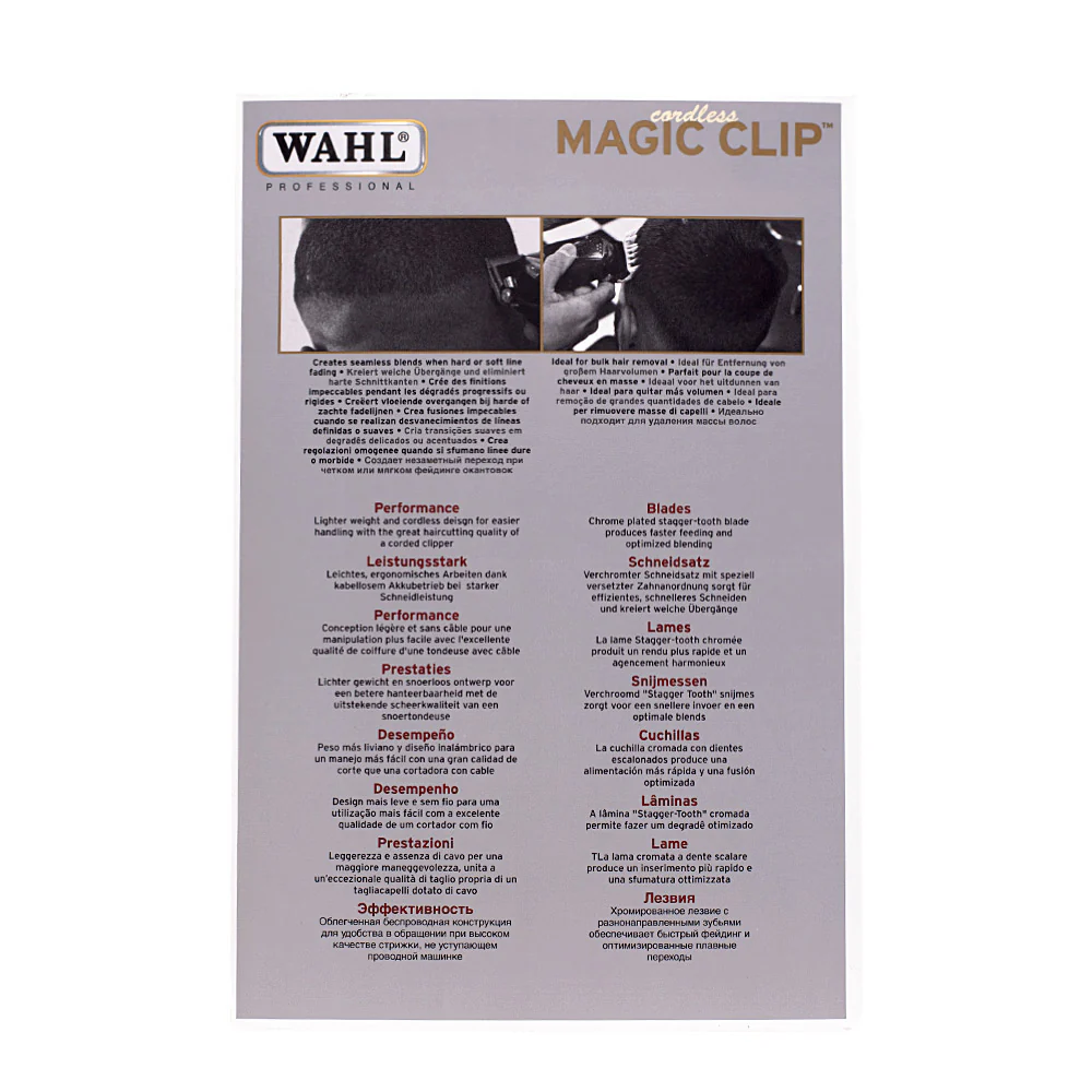 Hair Gallery Resi Come Nuovi  Wahl Cordless Magic Clip - imballaggio danneggiato - Image 6