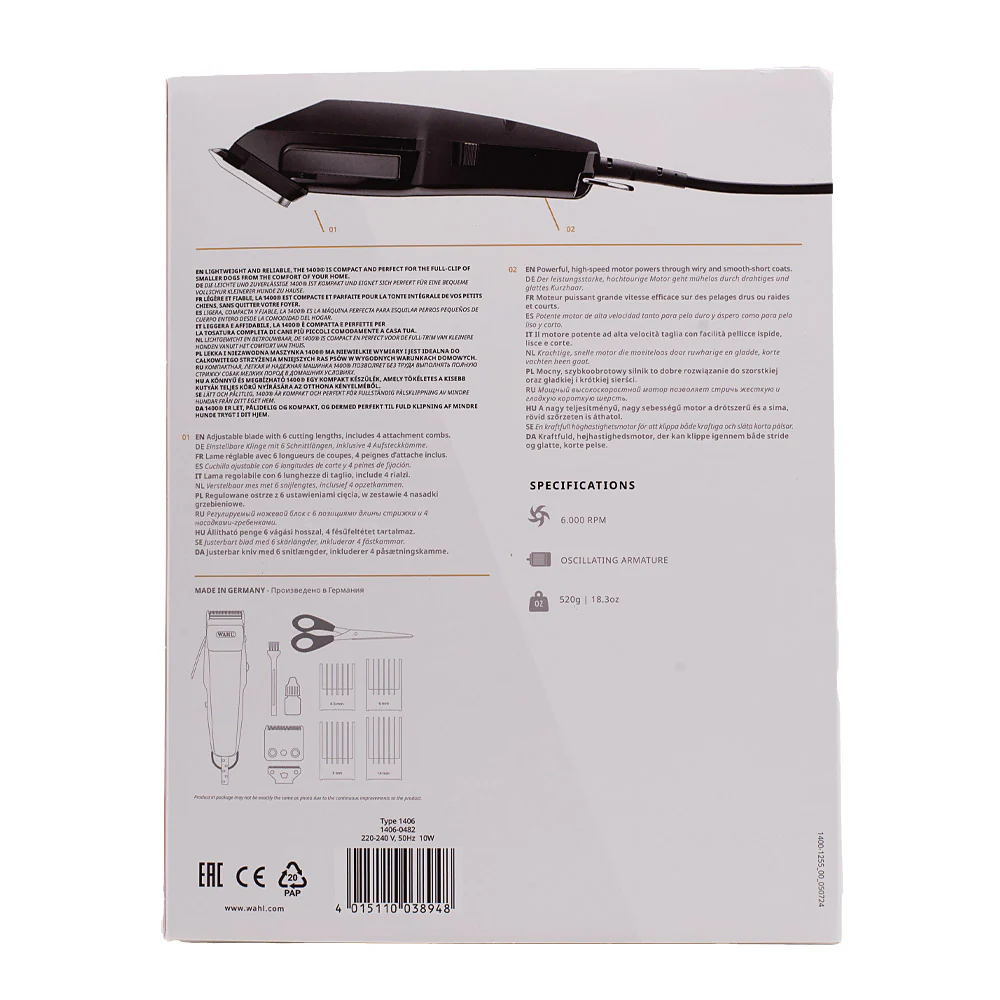 Hair Gallery Resi Come Nuovi Wahl Pro Pet 1400 - imballaggio danneggiato - Image 4