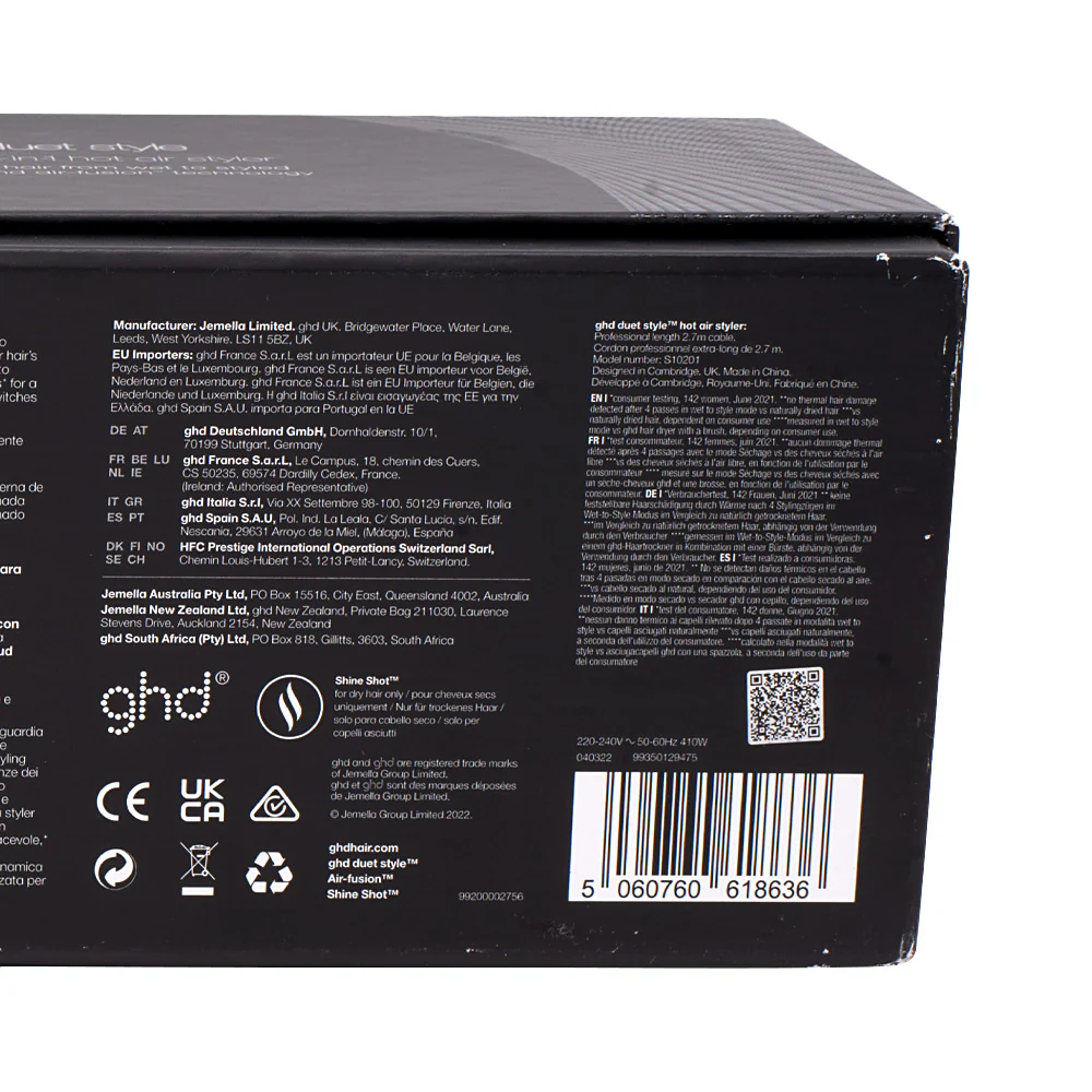 Hair Gallery Resi Come Nuovi  Ghd Duet Black-imballaggio e piastra danneggiati - Image 4