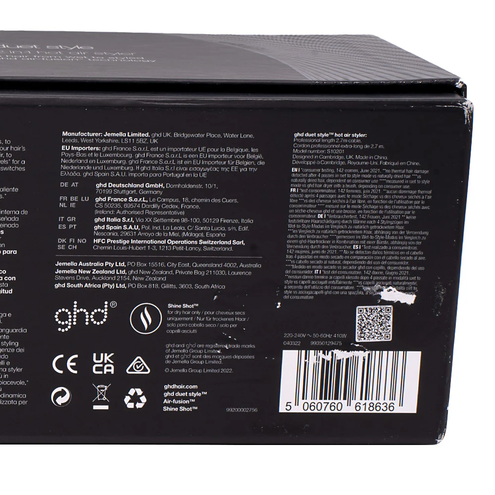 Hair Gallery Resi Come Nuovi Ghd Duet Black- imballaggio danneggiato - Image 2
