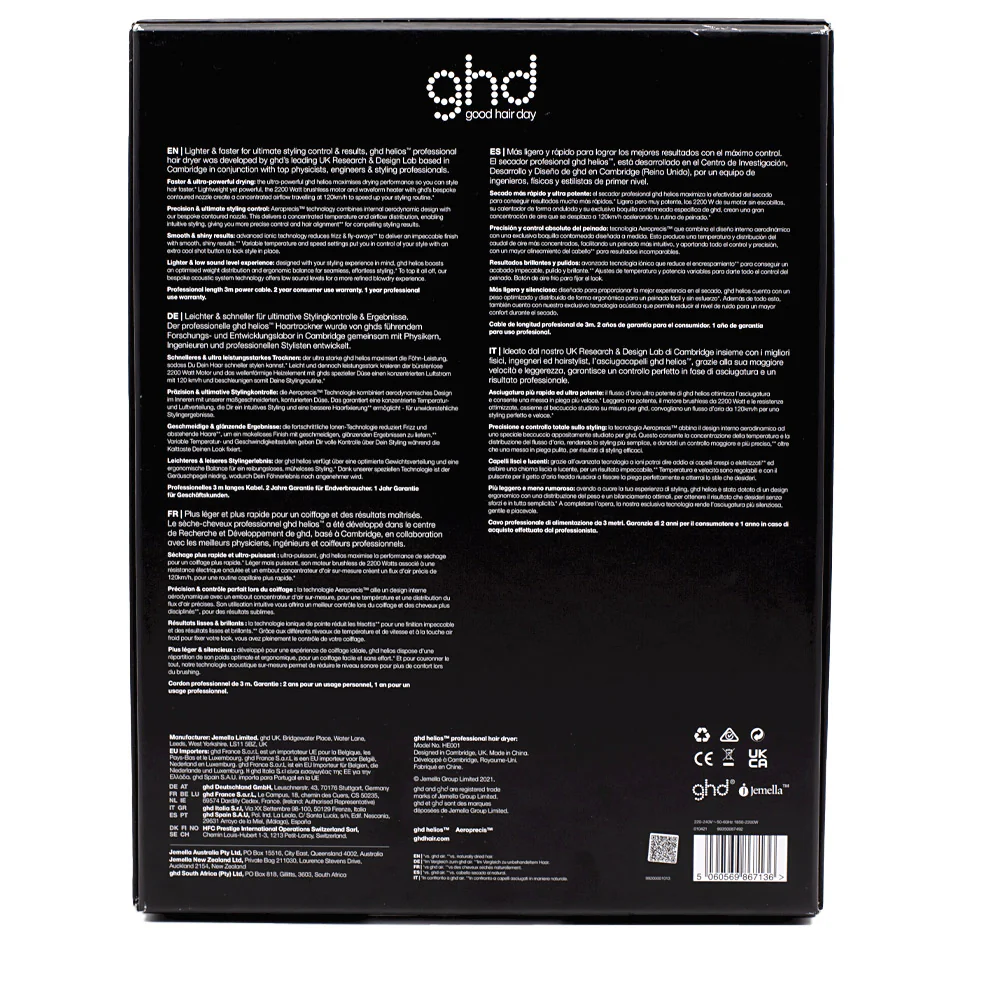 Hair Gallery Resi Come Nuovi Ghd Helios Black nero  - imballaggio danneggiato - Image 6