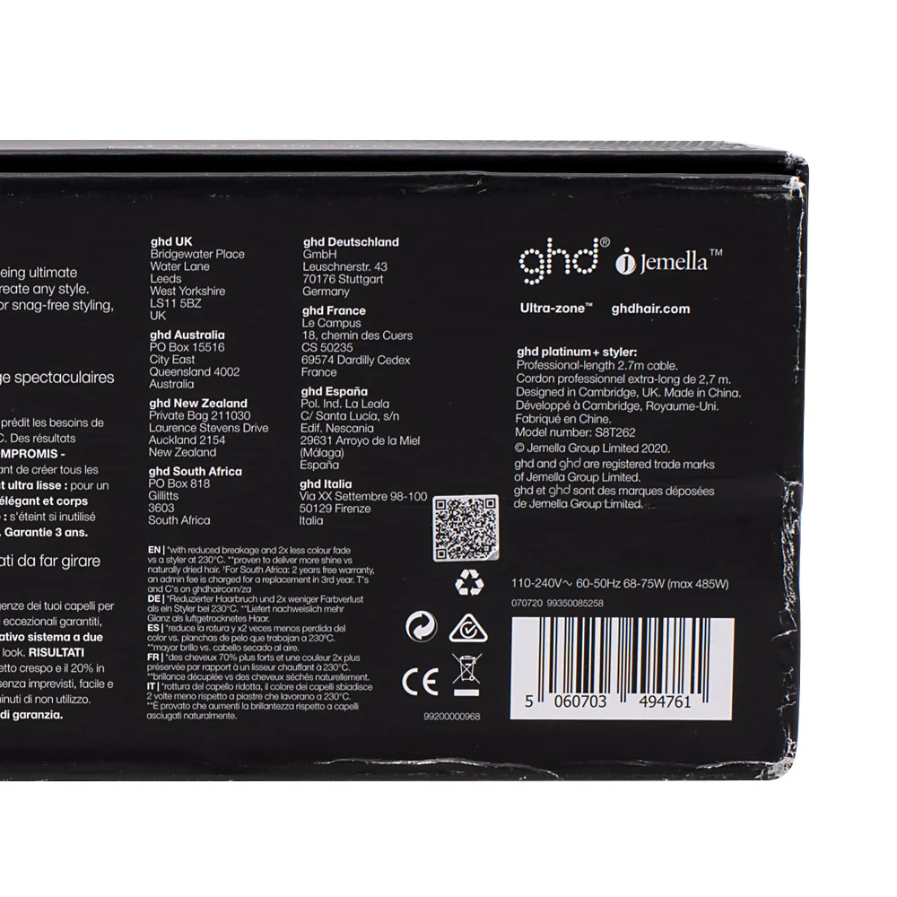 Hair Gallery Resi Come Nuovi Ghd Platinum+ Black- imballaggio danneggiato - Image 2