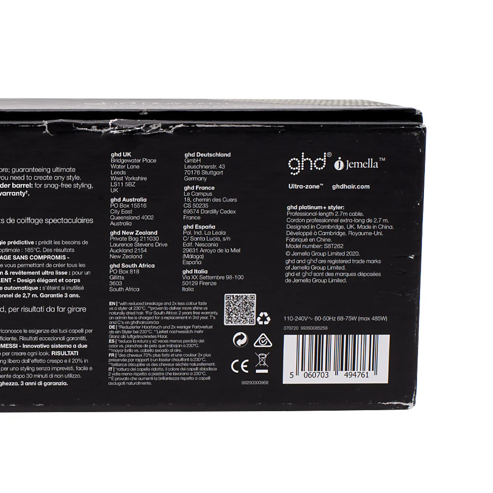 Hair Gallery Resi Come Nuovi  Ghd Platinum+ Black- imballaggio danneggiato - Image 2