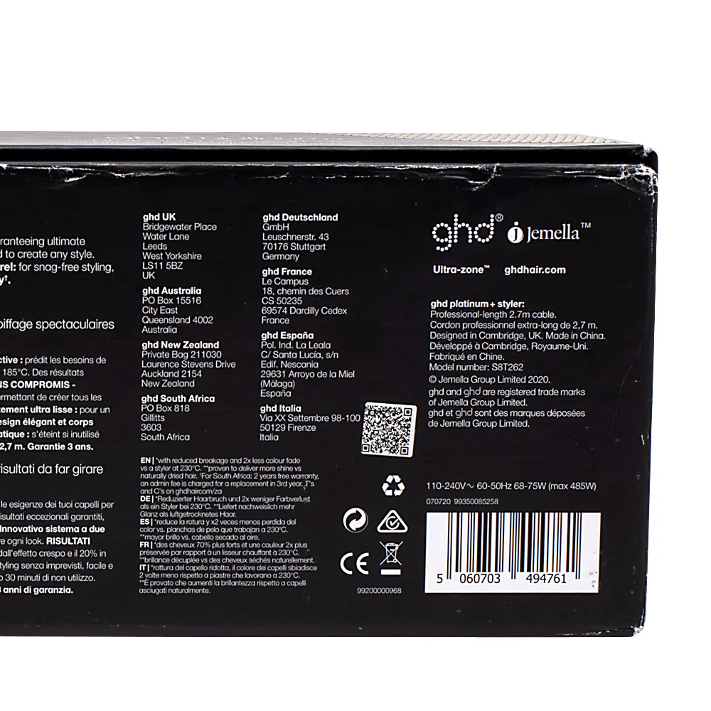 Hair Gallery Resi Come Nuovi Ghd Platinum+ Black- imballaggio danneggiato - Image 2