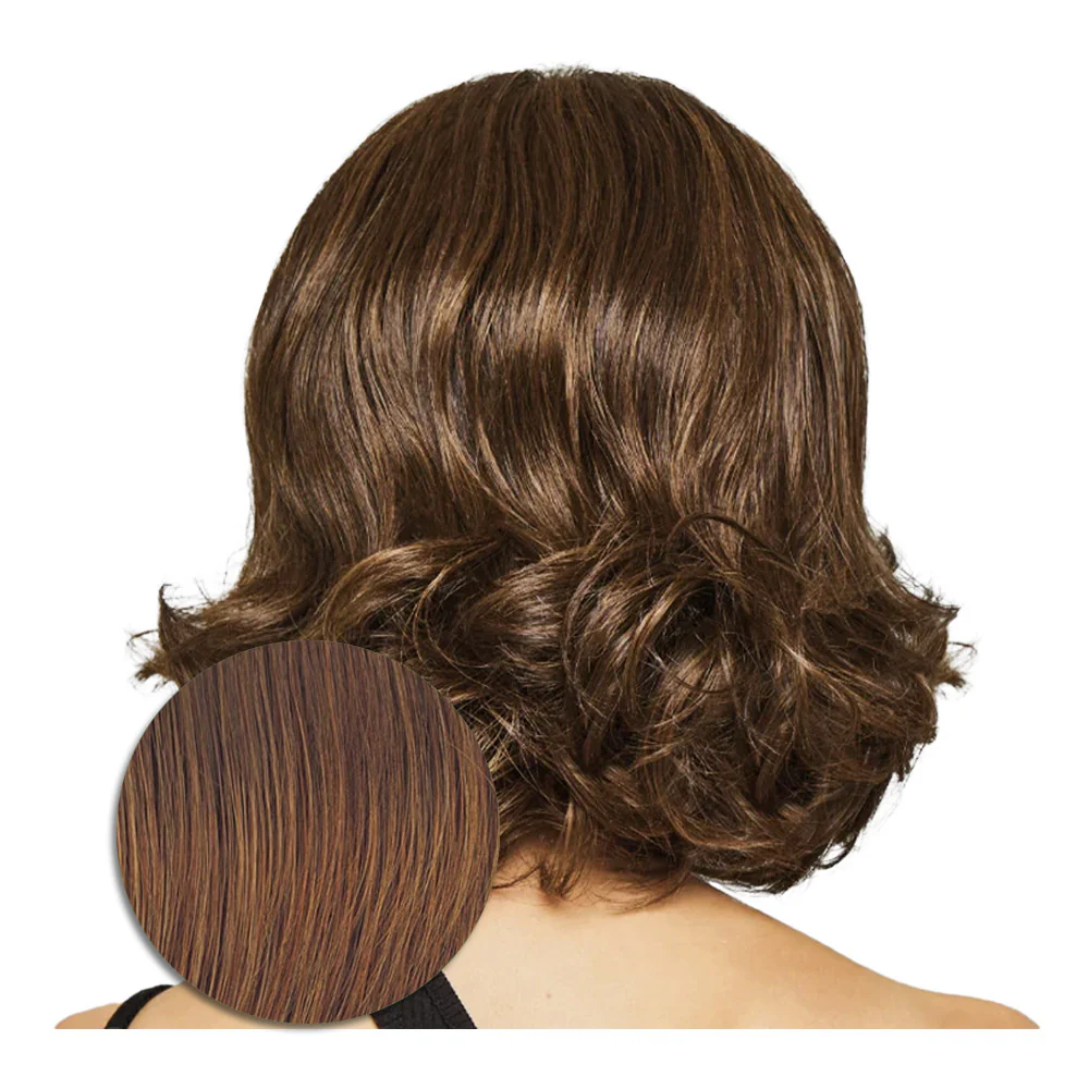 Hairdo Bombshell Bob Parrucca Castano Medio Rubino - parrucca taglio medio - Image 3