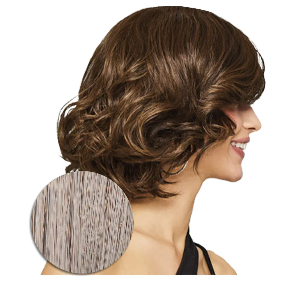Hairdo Bombshell Bob Parrucca Grigio Chiaro - parrucca taglio medio - Image 2